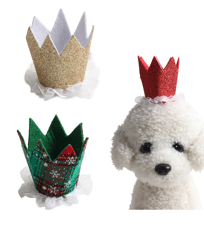 Perro, vacaciones y Navidad, gorro de Papá Noel, colección de disfraces, accesorio para mascotas para gato