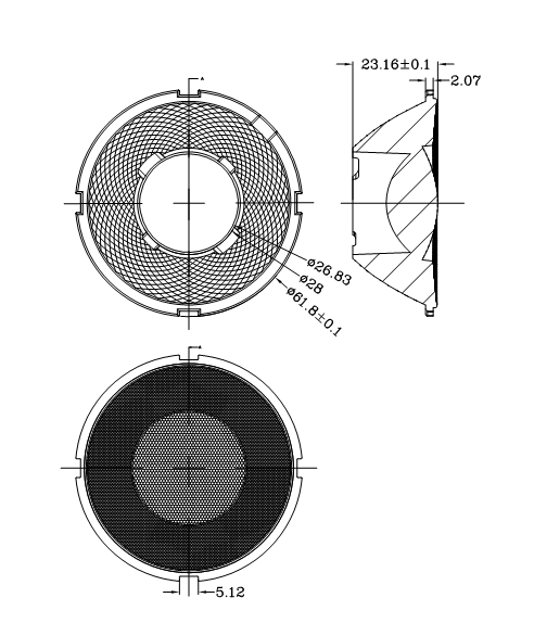 Proveedores de lentes de lente de foco LED CXA1507 CXA1830 CXA2530 62mm