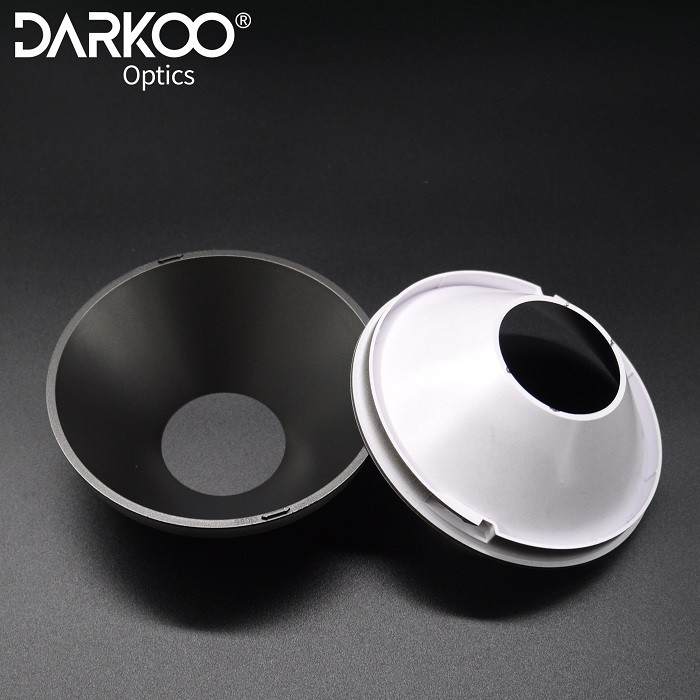 CXA1507 110mm 60degree Black Color Downlight Reflector Ring Plastic Led Reflector
