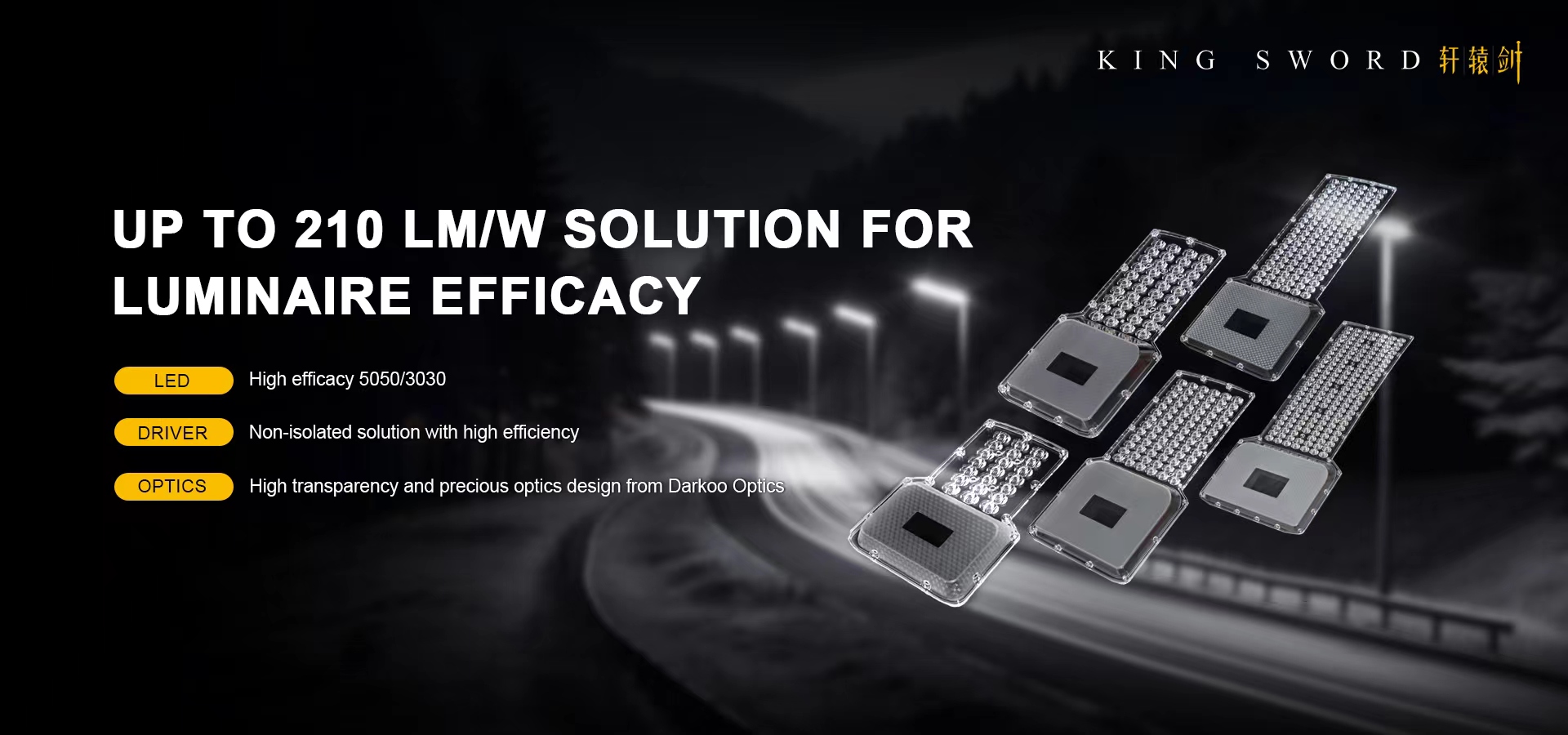 UP TO 200 LM/W SOLUTION FOR LUMINAIRE EFFICACY
