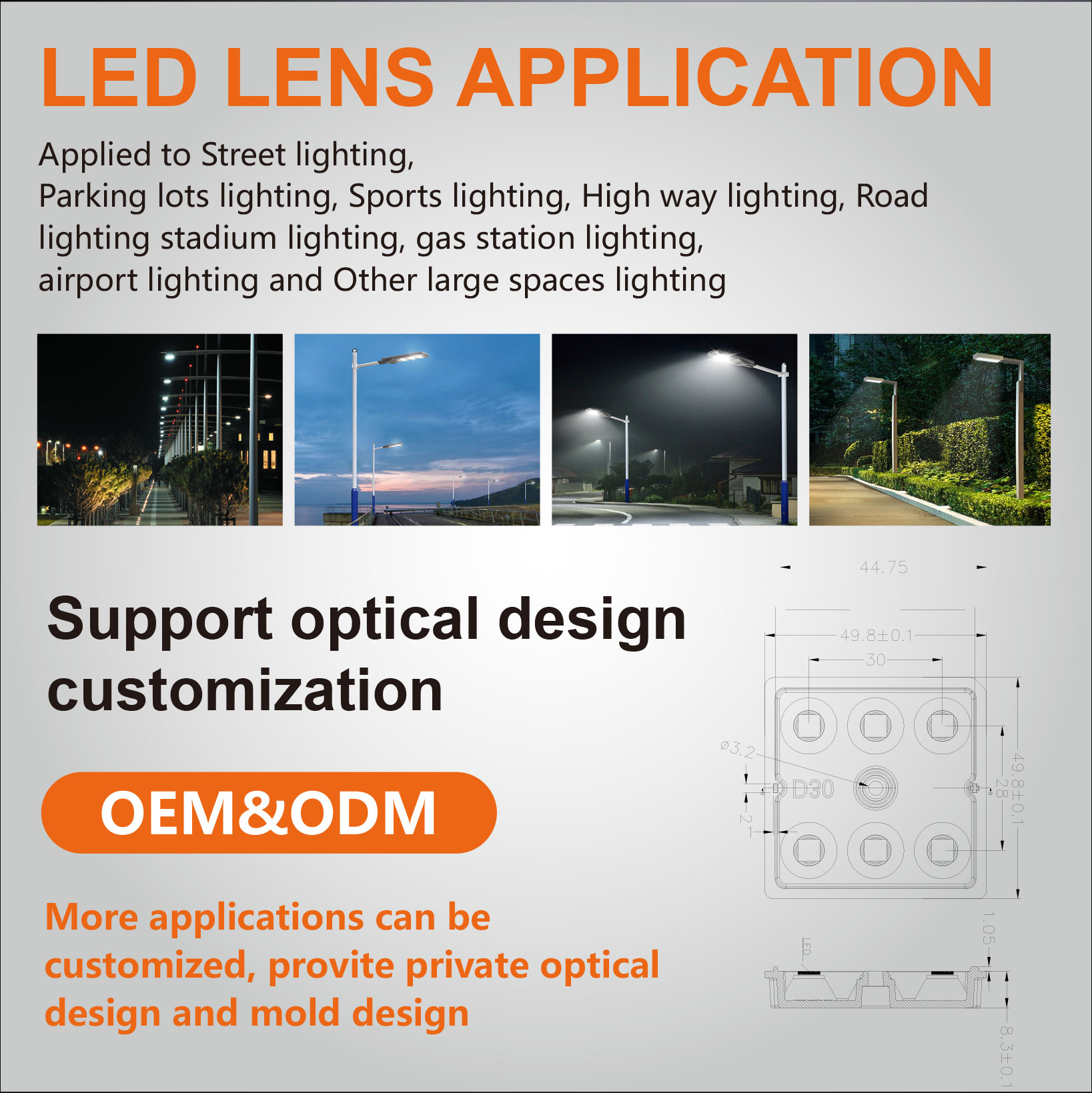 street light lens type