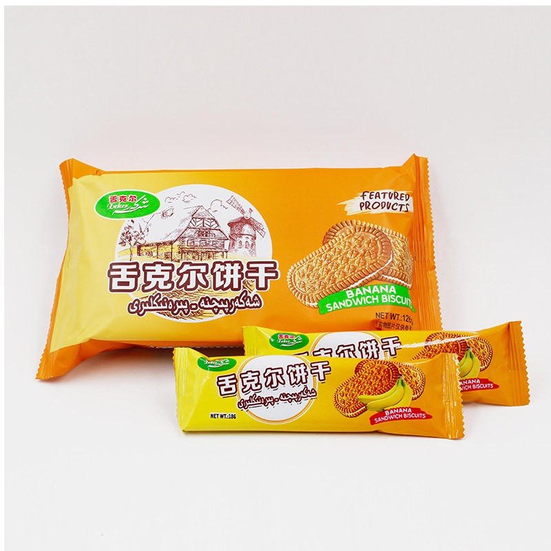 Китай 126 г ванильного печенья с клубникой и шоколадом, производитель