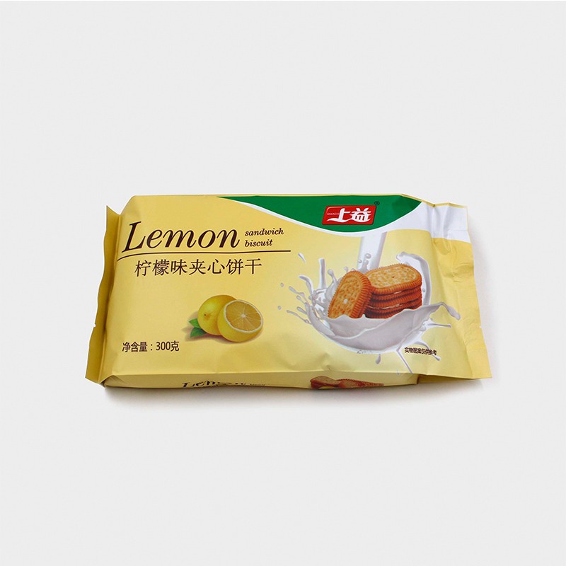 Китай 300 г ванильного печенья-сэндвича с лимоном, производитель