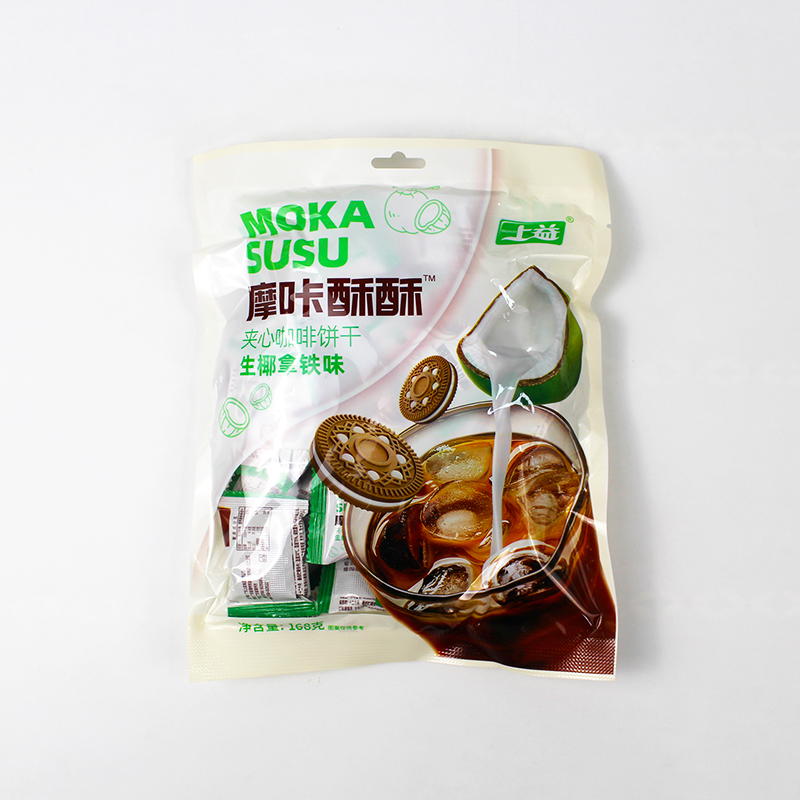 Китай 168 г Мока Сусу Молоко Капучино Кокосовое печенье-сэндвич с латте, производитель
