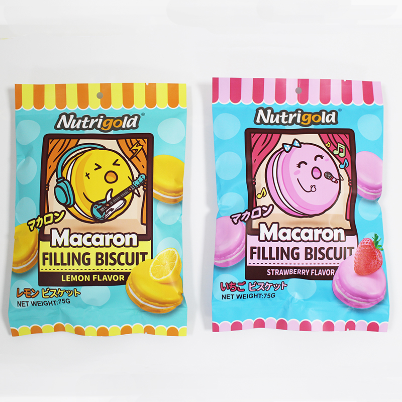 75g macaroon biscuit lemon strawberry sandwich biscuits and cookies