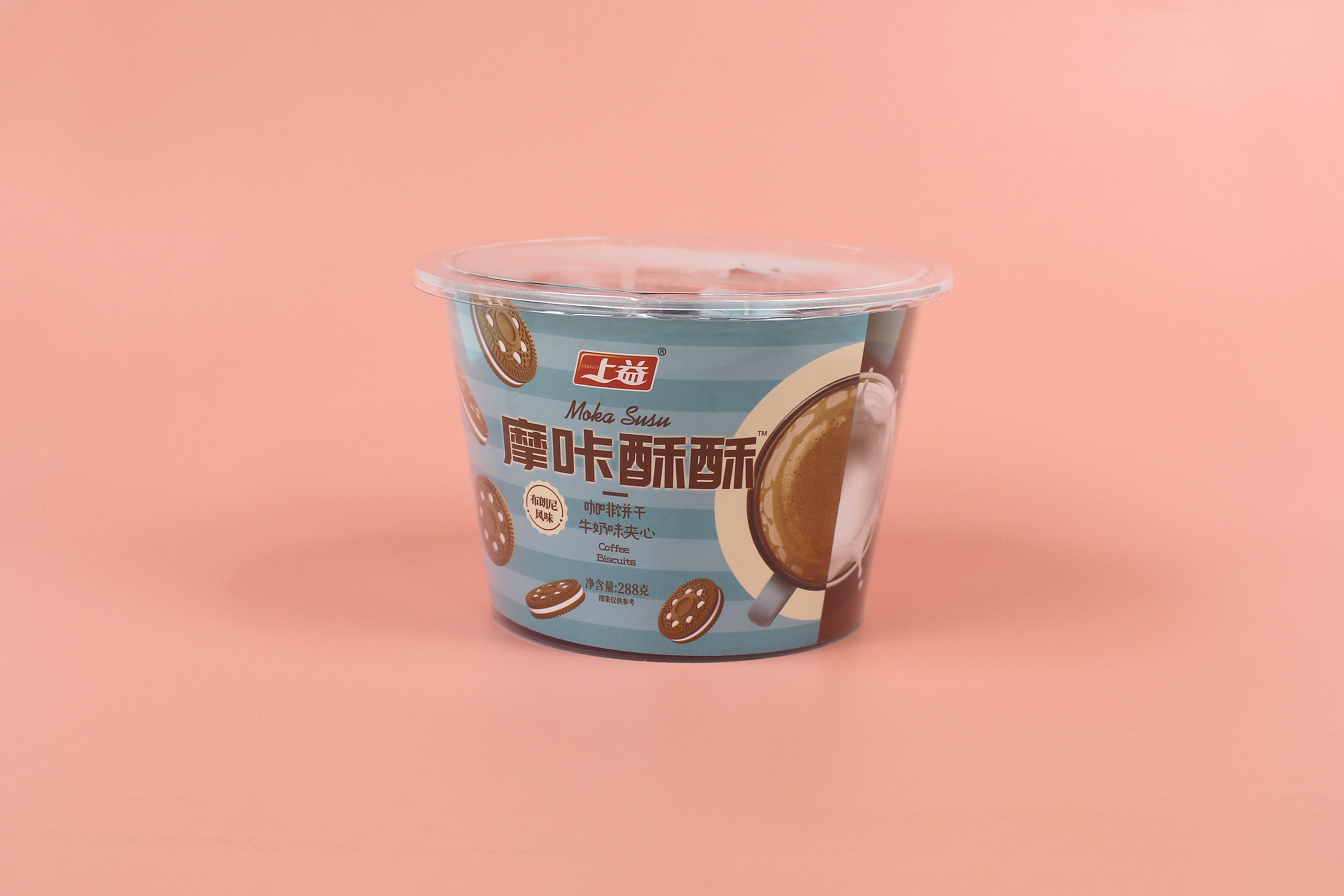 Китай 258 г Мока Сусу Молоко Капучино Кокосовое печенье-сэндвич с латте, производитель