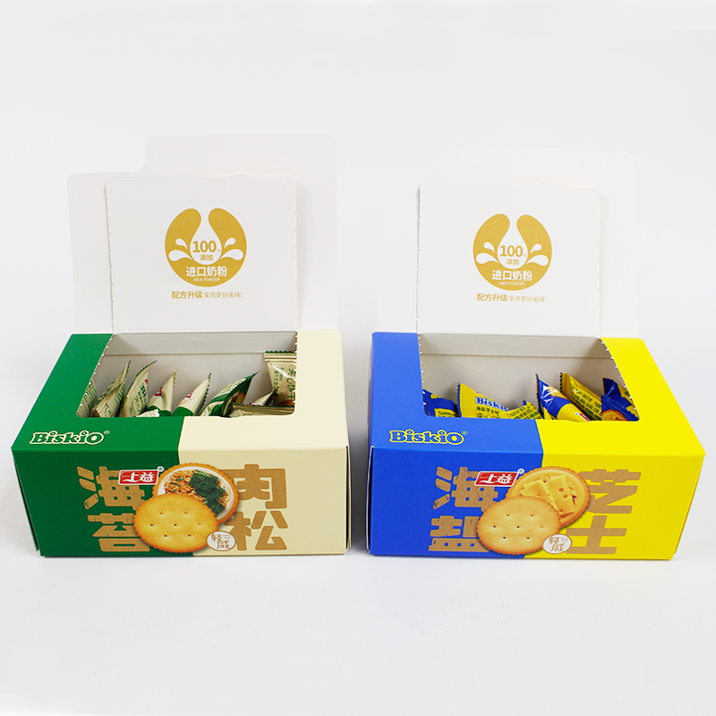 Novo produto de desenvolvimento 95g/100g sal marinho queijo alga carne floss biscoito biscoito da empresa Shangyi