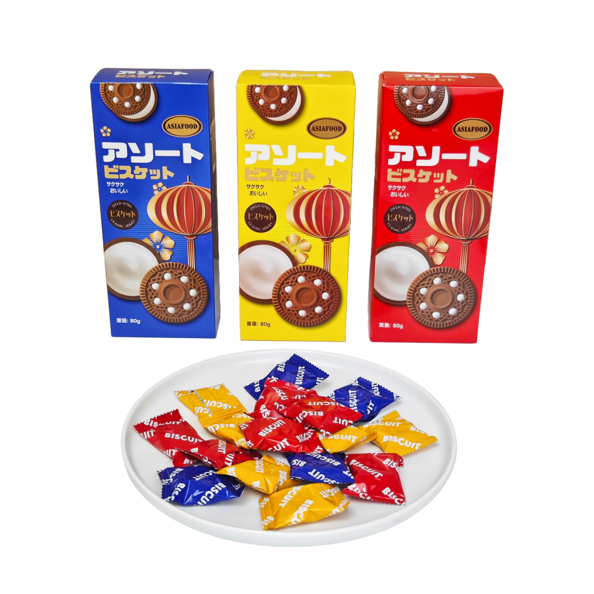 80g assorted biscuit