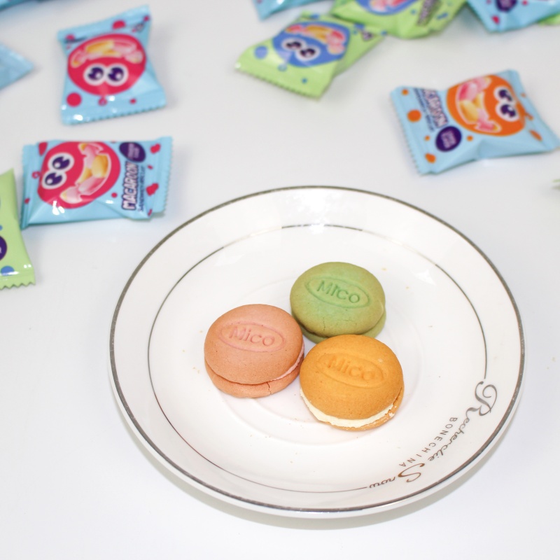 500g macaroon sandwich biscuit handbag