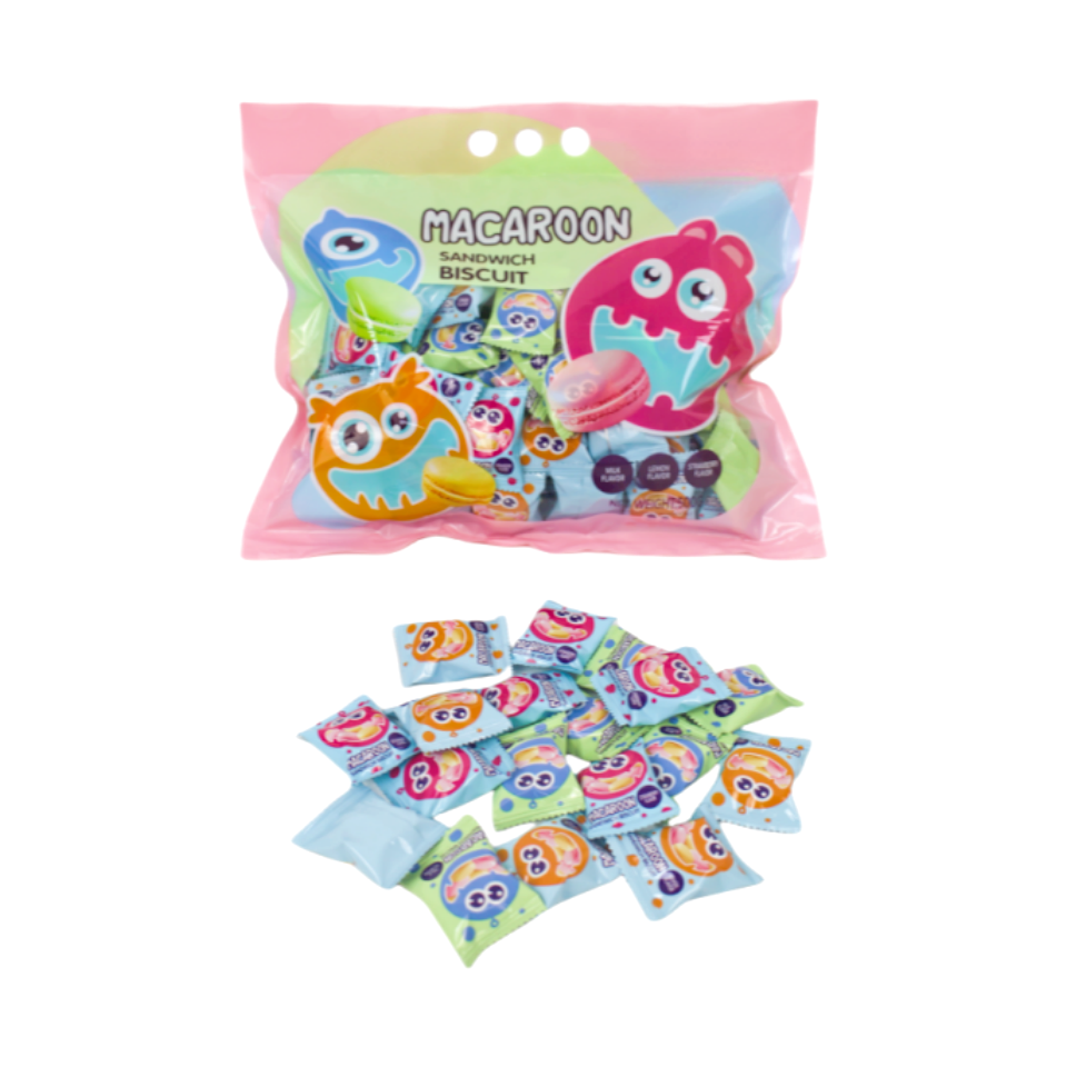 500g macaroon sandwich biscuit handbag