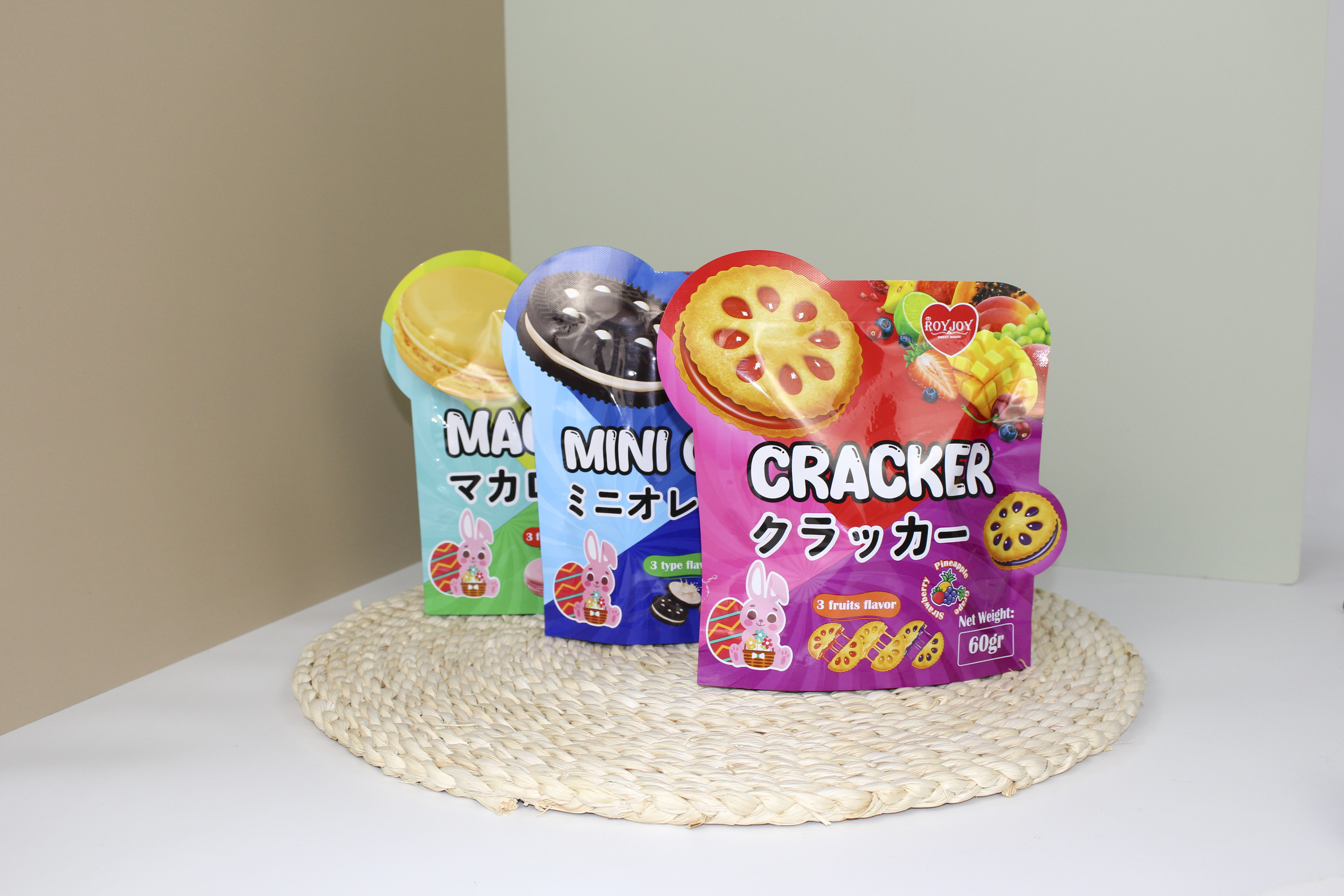50g(12pcs) jam sandwich biscuit
