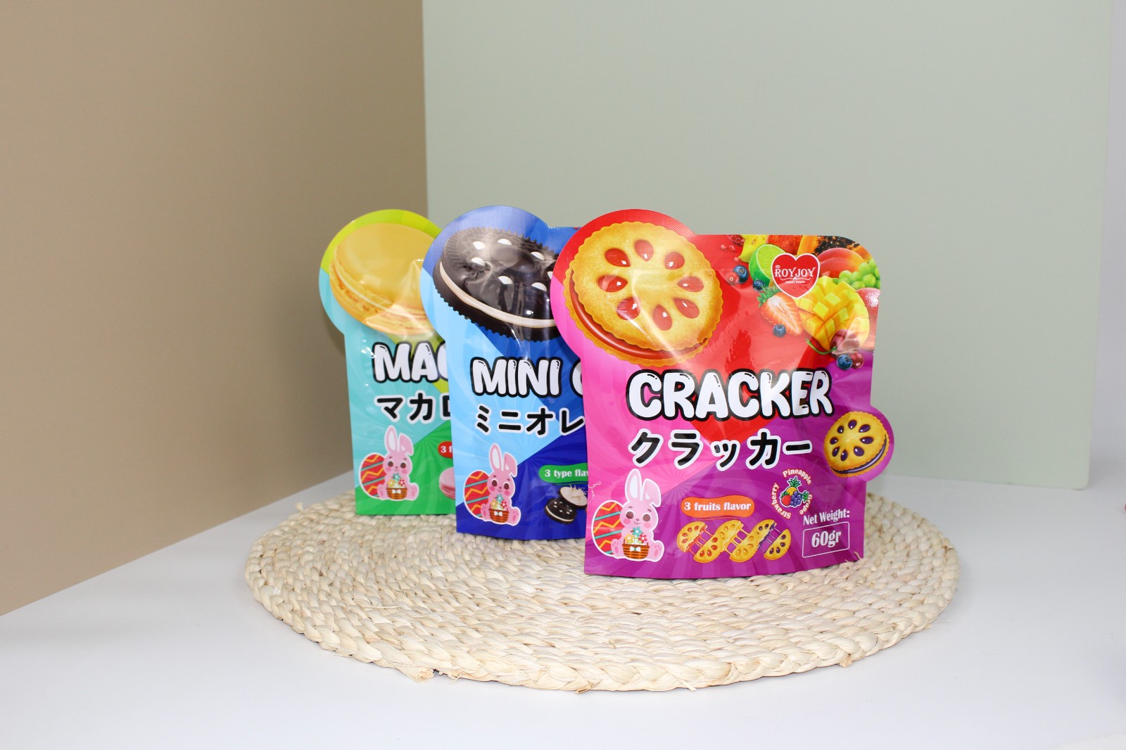 50g(12pcs) jam sandwich biscuit