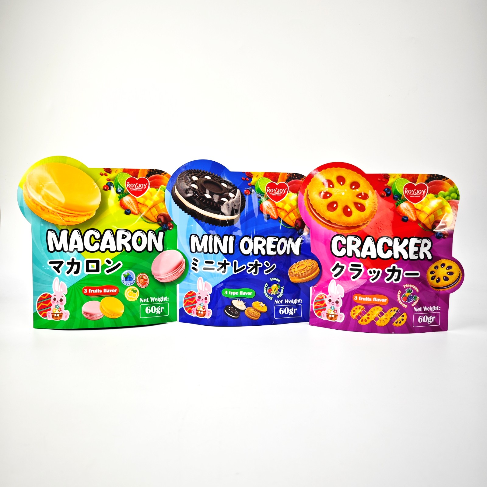 50g(12pcs) jam sandwich biscuit