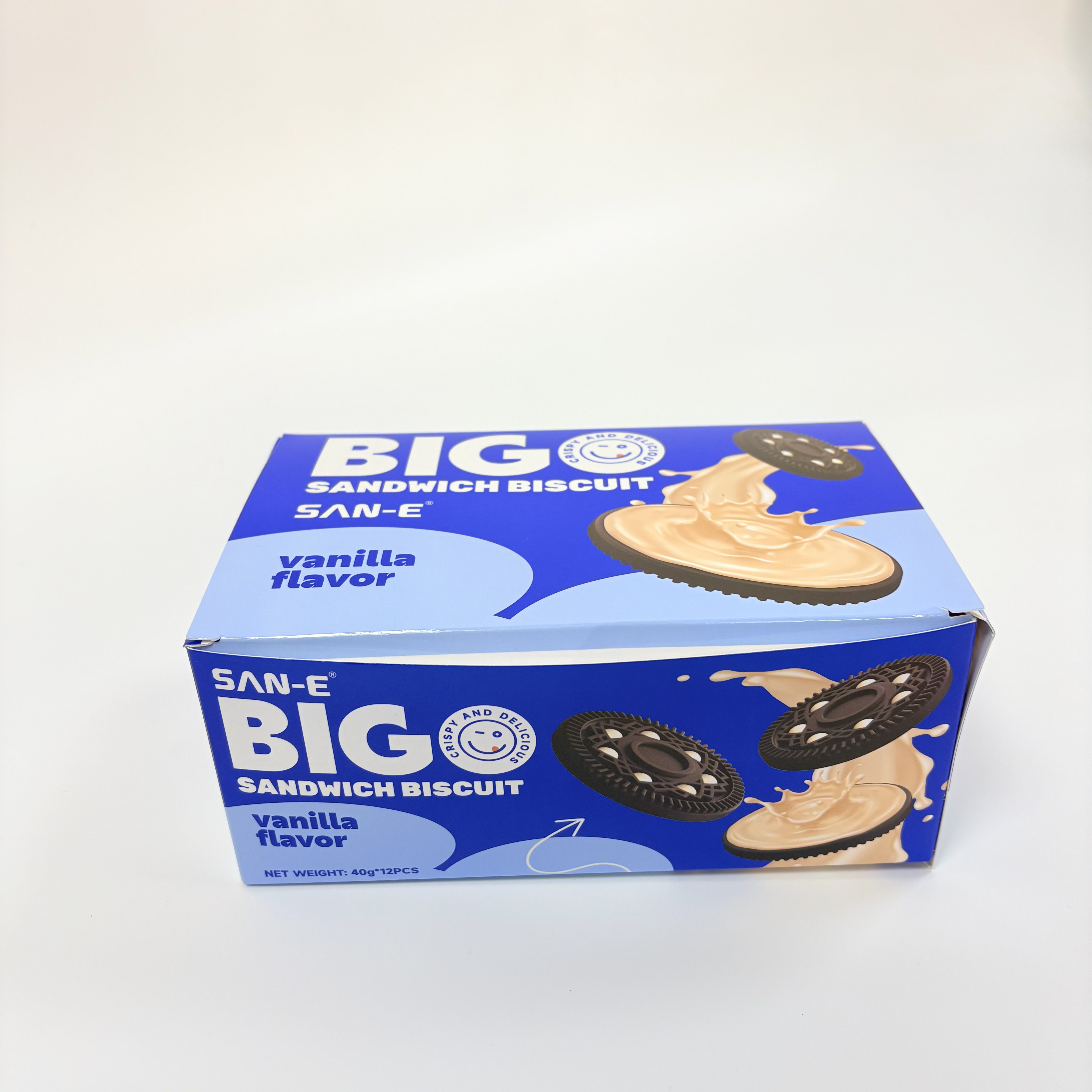 480g vinilla chocolate sandwich biscuits