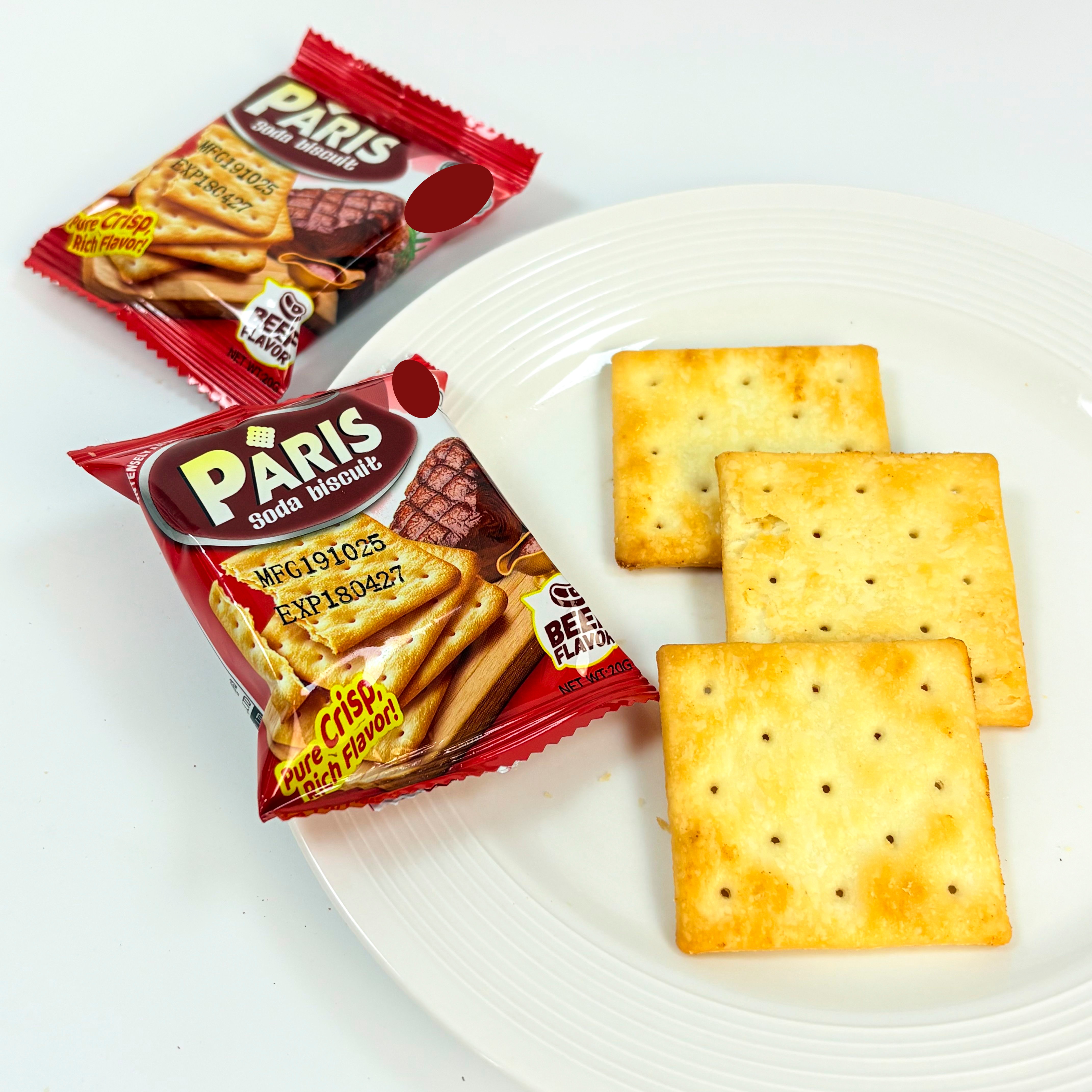 20g Pack of soda crackers