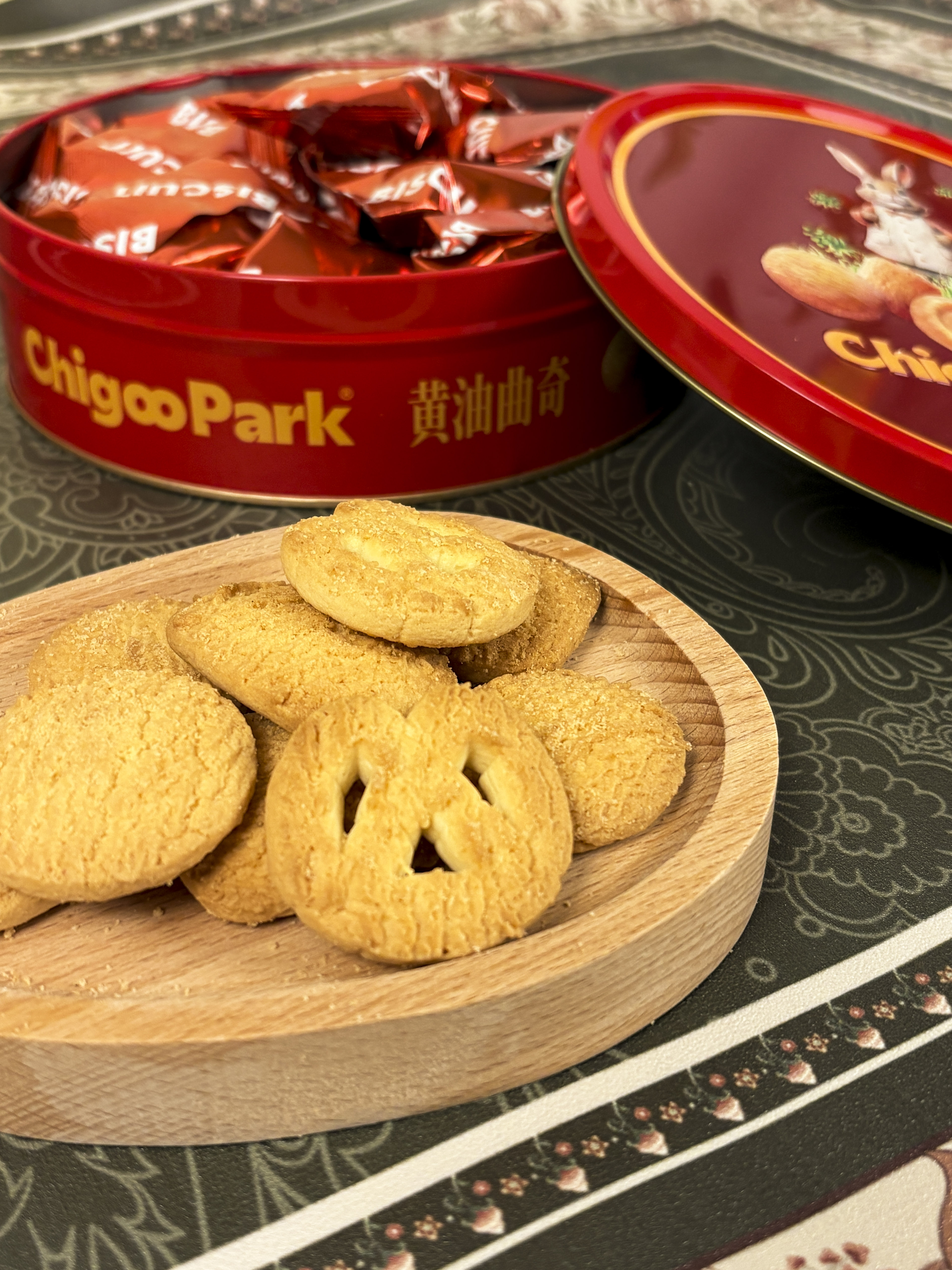 Welcome the New Year: Premium Rabbit Tin Butter Cookies