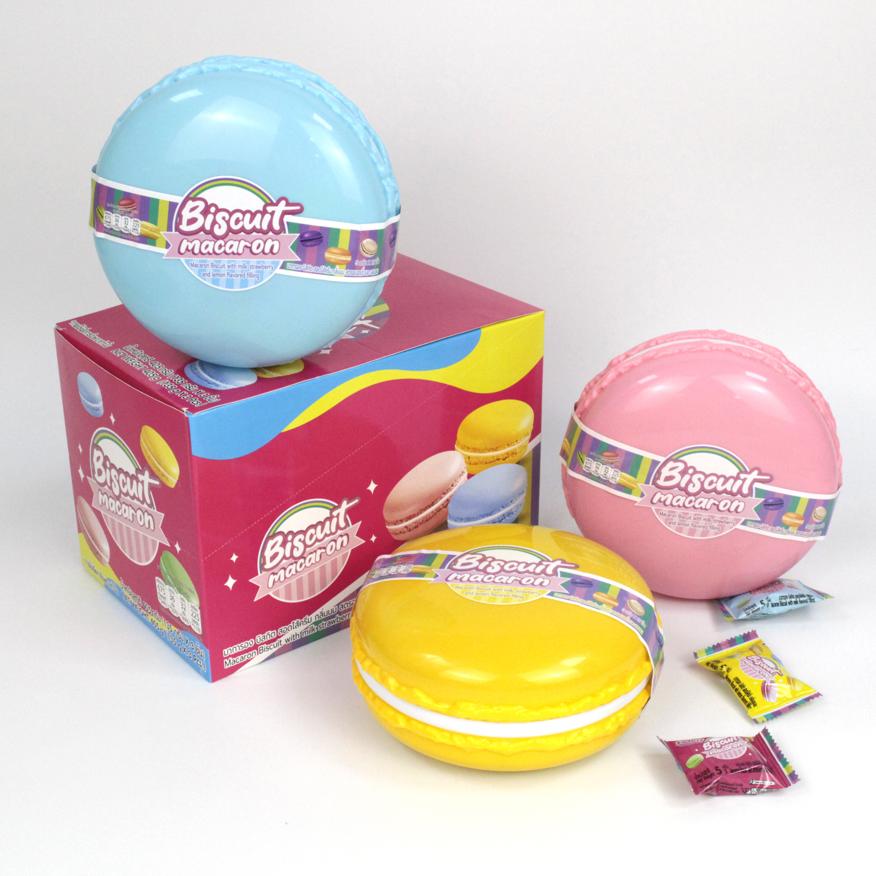 Macaron-Shaped Sandwich Biscuits: A Feast for the Eyes and Palate