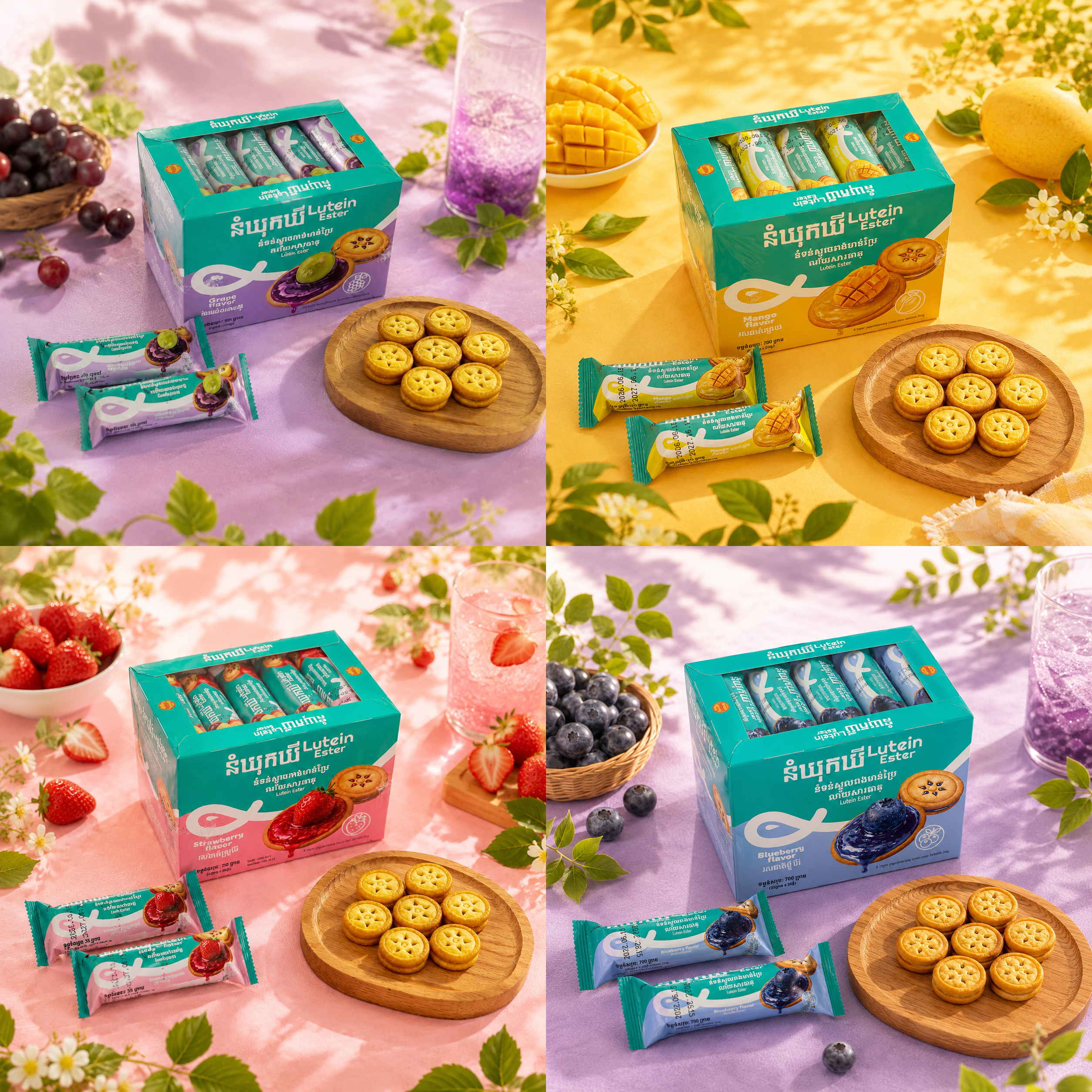 700g Lutein Ester Soft Sandwich Biscuits