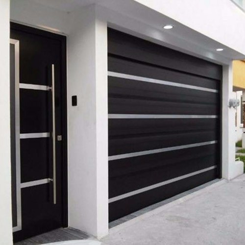 Strong Soundproof Low-e Glass Half View Garage Door