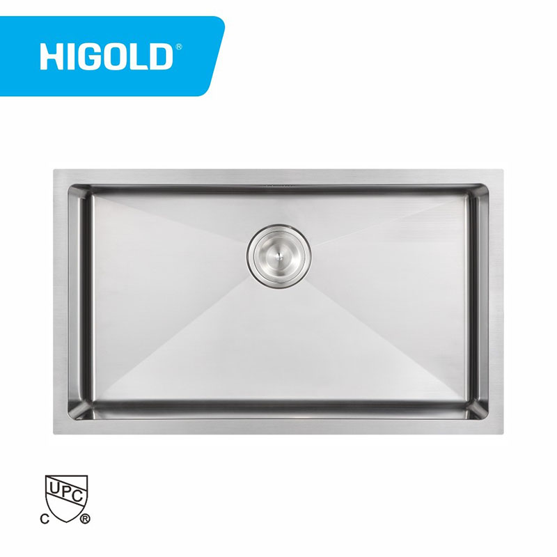 32inch Sus304单碗厨房水槽