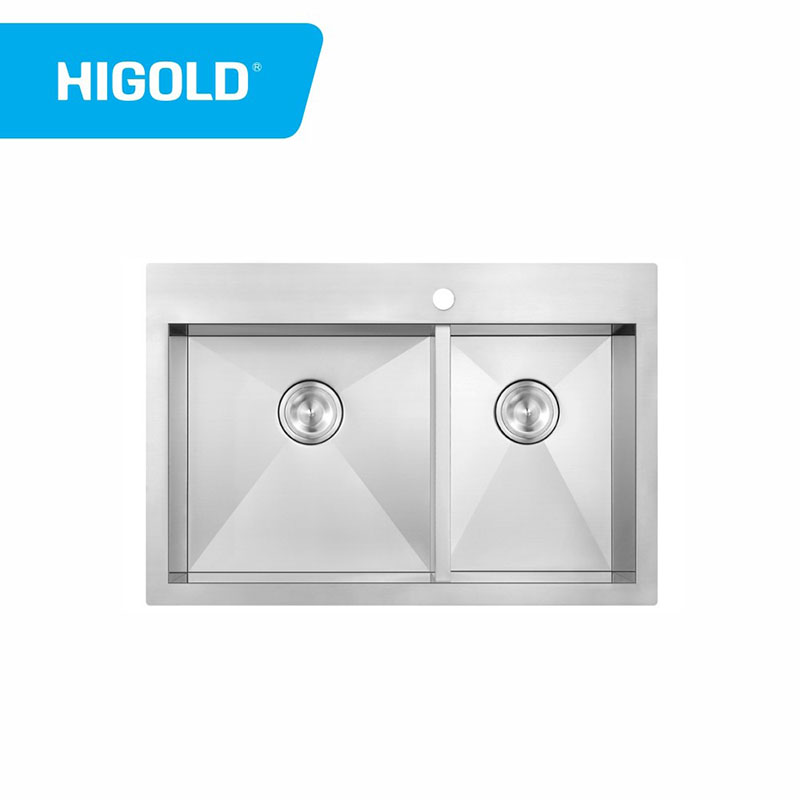 较低分区价格的双水槽