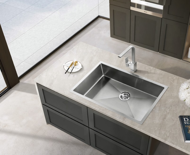 不锈钢嵌入式厨房水槽