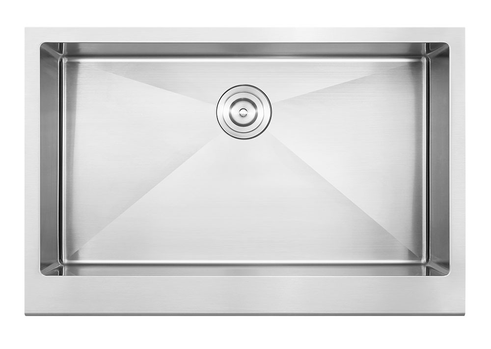 stainless steel apron sink