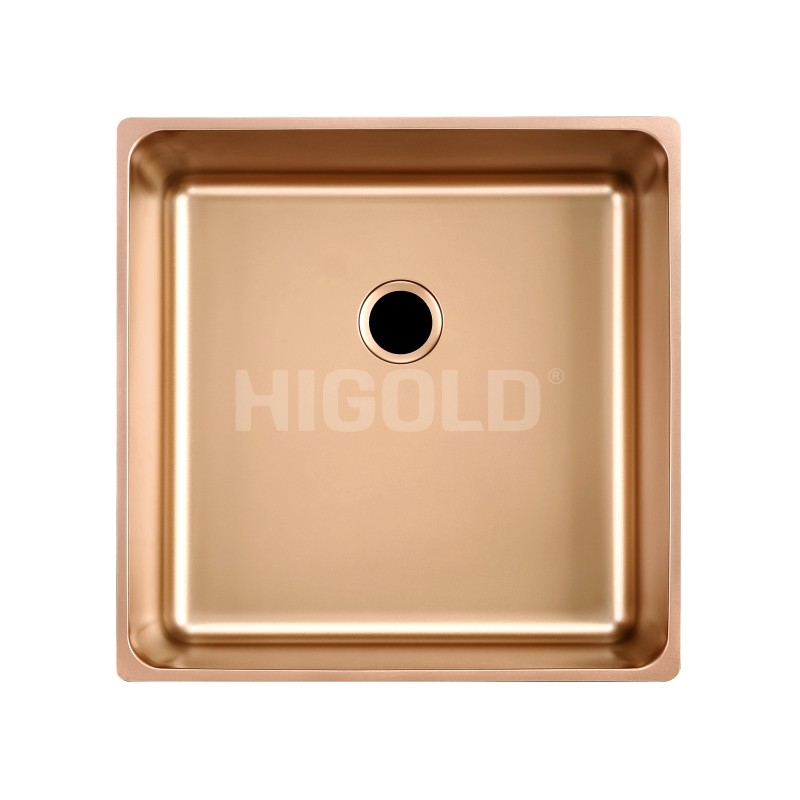 PVD玫瑰金方形浴室水槽 PVD玫瑰金方形浴室水槽