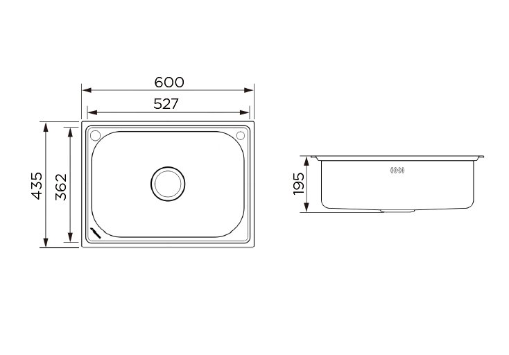 不锈钢304单机水槽