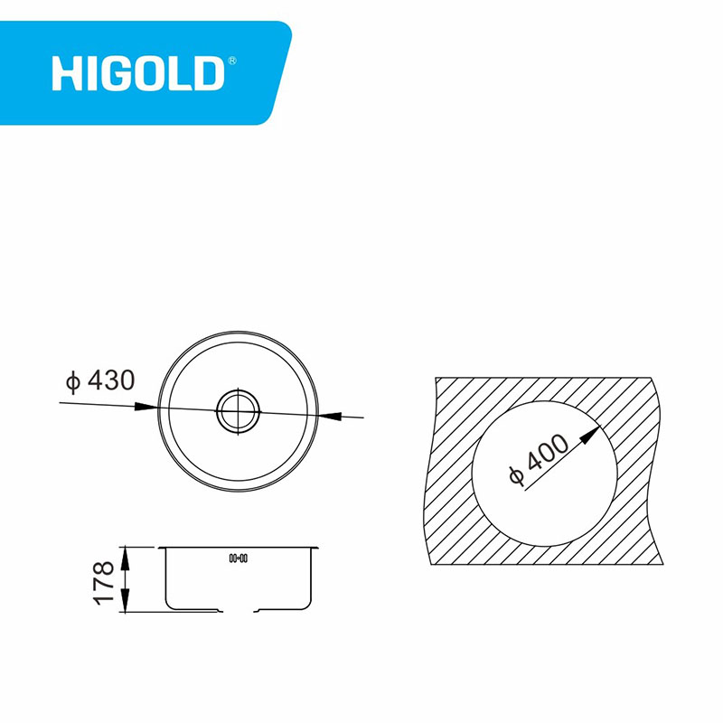 不锈钢304圆形水槽