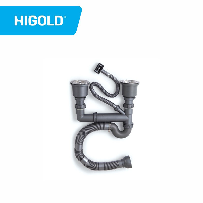 厨房水槽双碗沥水器