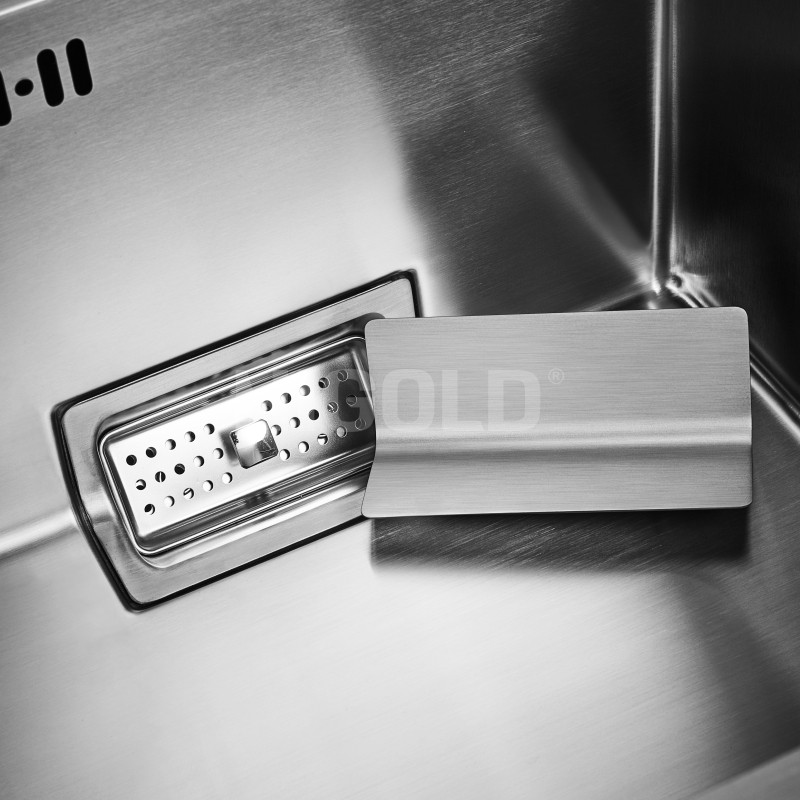 带有后排水装置的双重专利水槽