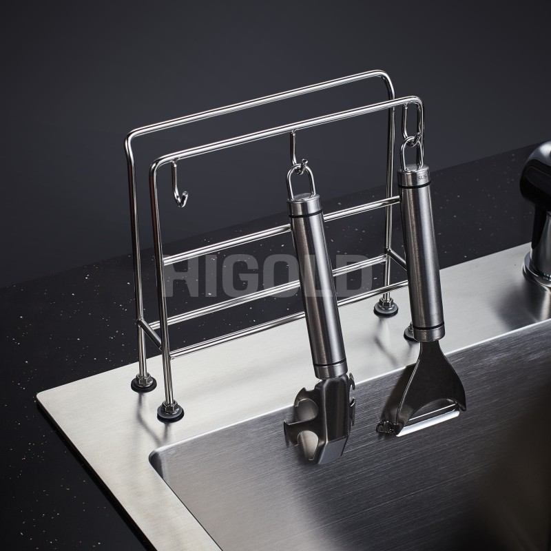 带有后排水装置的双重专利水槽