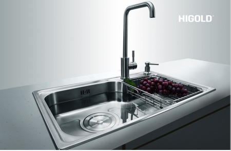 Lavelli a pressione in acciaio inossidabile Topmount di nuovo design di Higold Lavelli a pressione in acciaio inossidabile Topmount di nuovo design di Higold