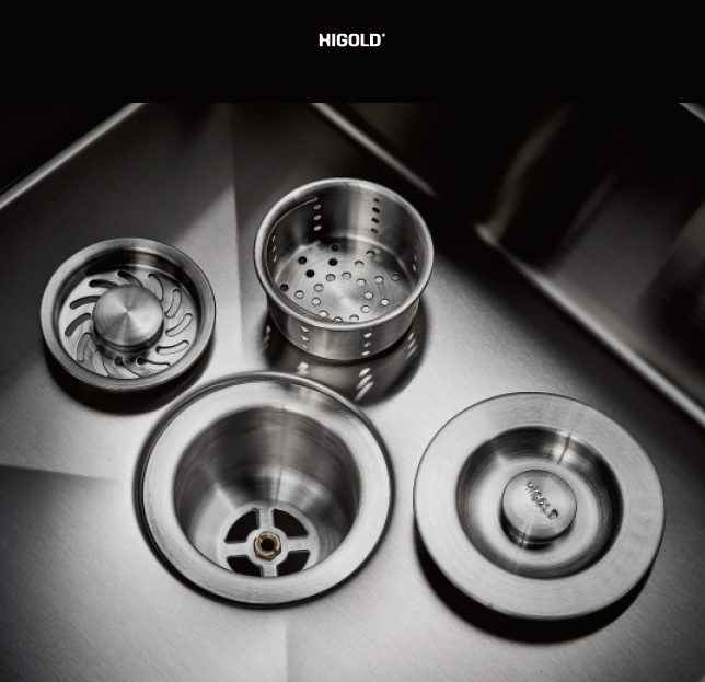 Flushmount handmade Stainless Steel 304 Home kitchen Sink With Drain board
