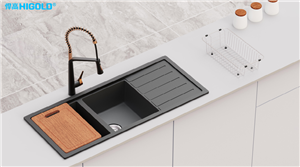 HIGOLD Composite Sinks with Drainboard