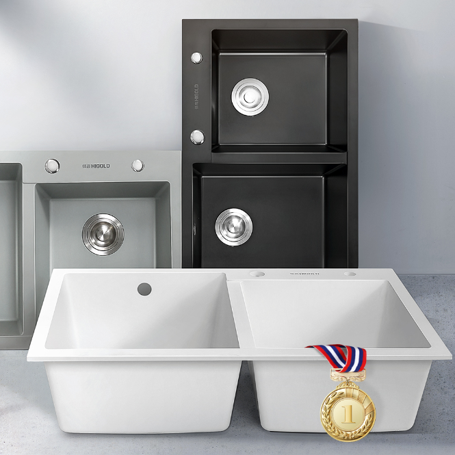 Stainless steel composite sink