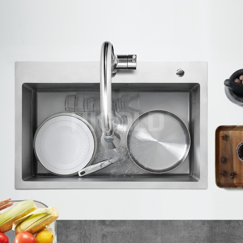 single bowl kitchen sink