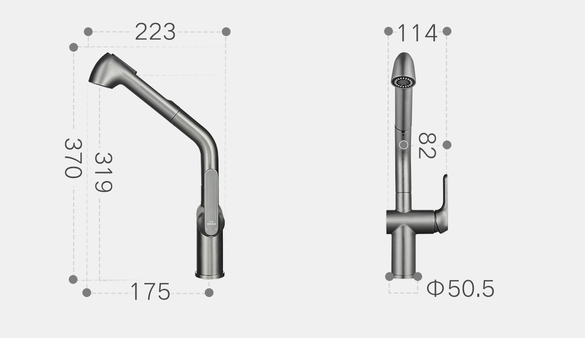 kitchen pull out faucet