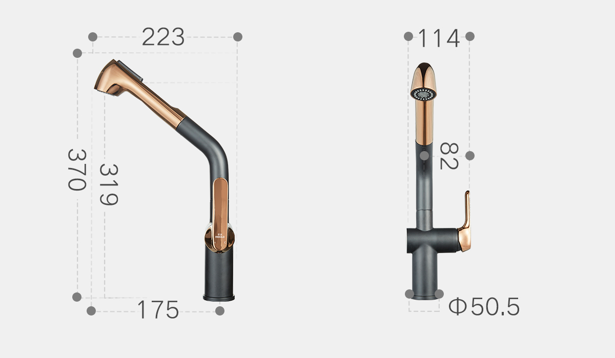 pull out kitchen taps