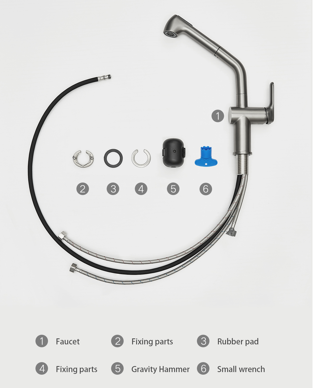 kitchen pull out faucet