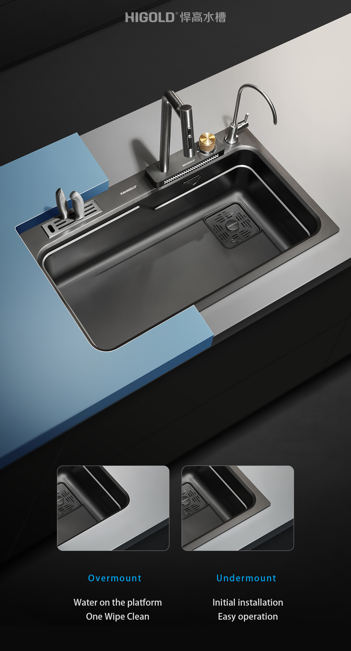 multifunctional kitchen sink