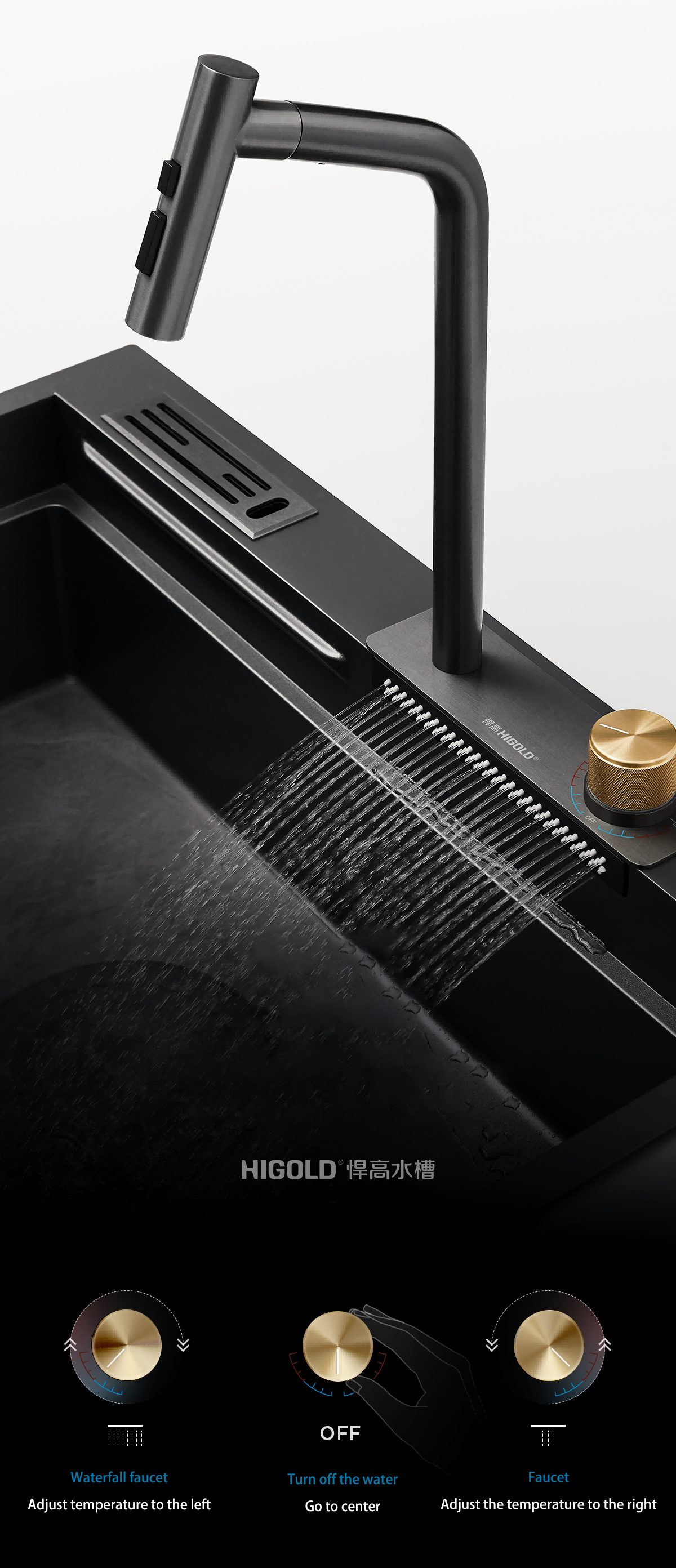 waterfall sink