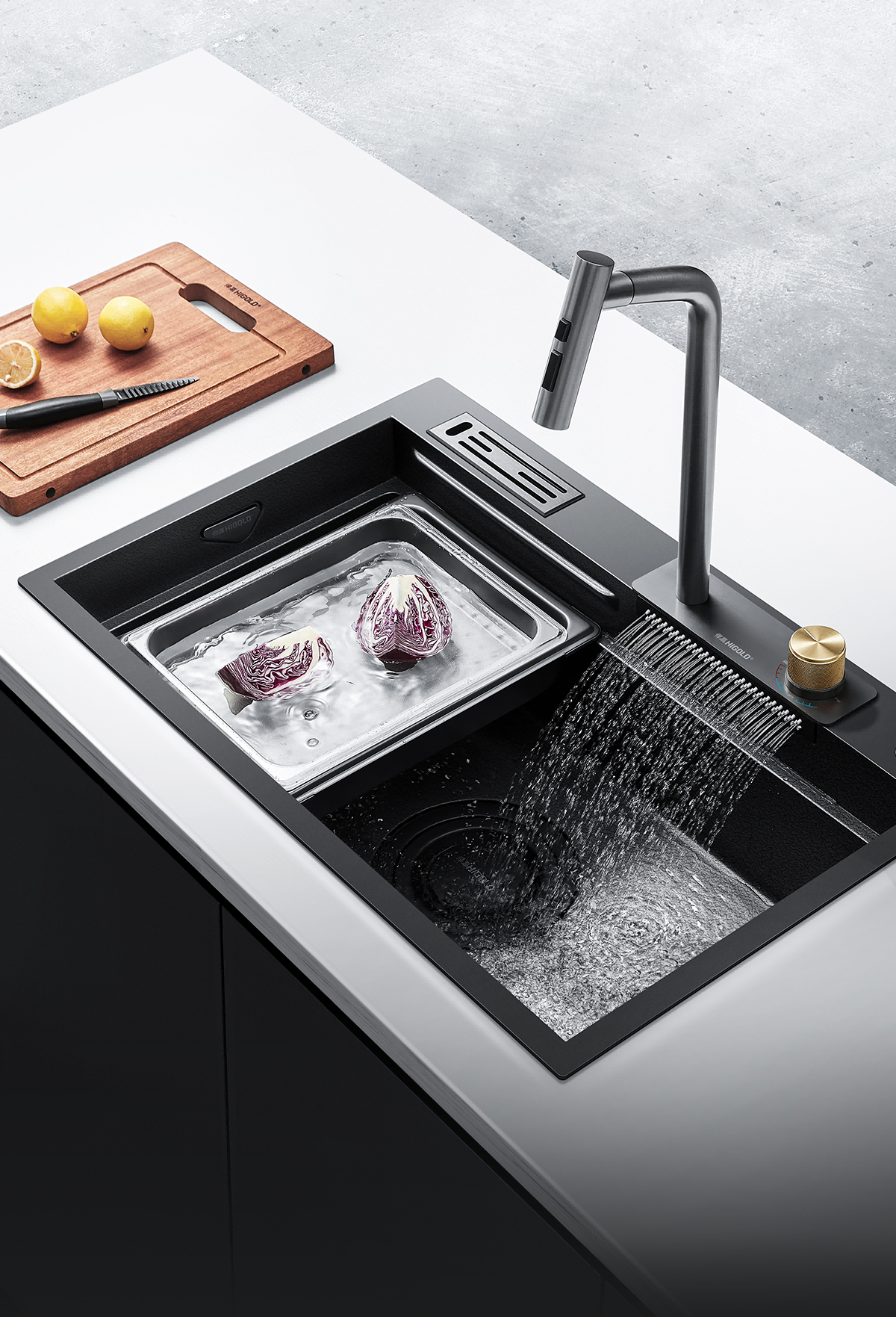waterfall sink