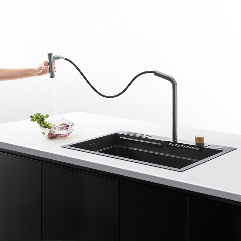 BL1.0 Pro Series Watervalgootsteen met stenen patroon