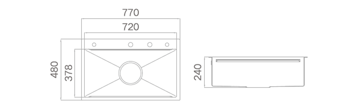 stainless undermount sink