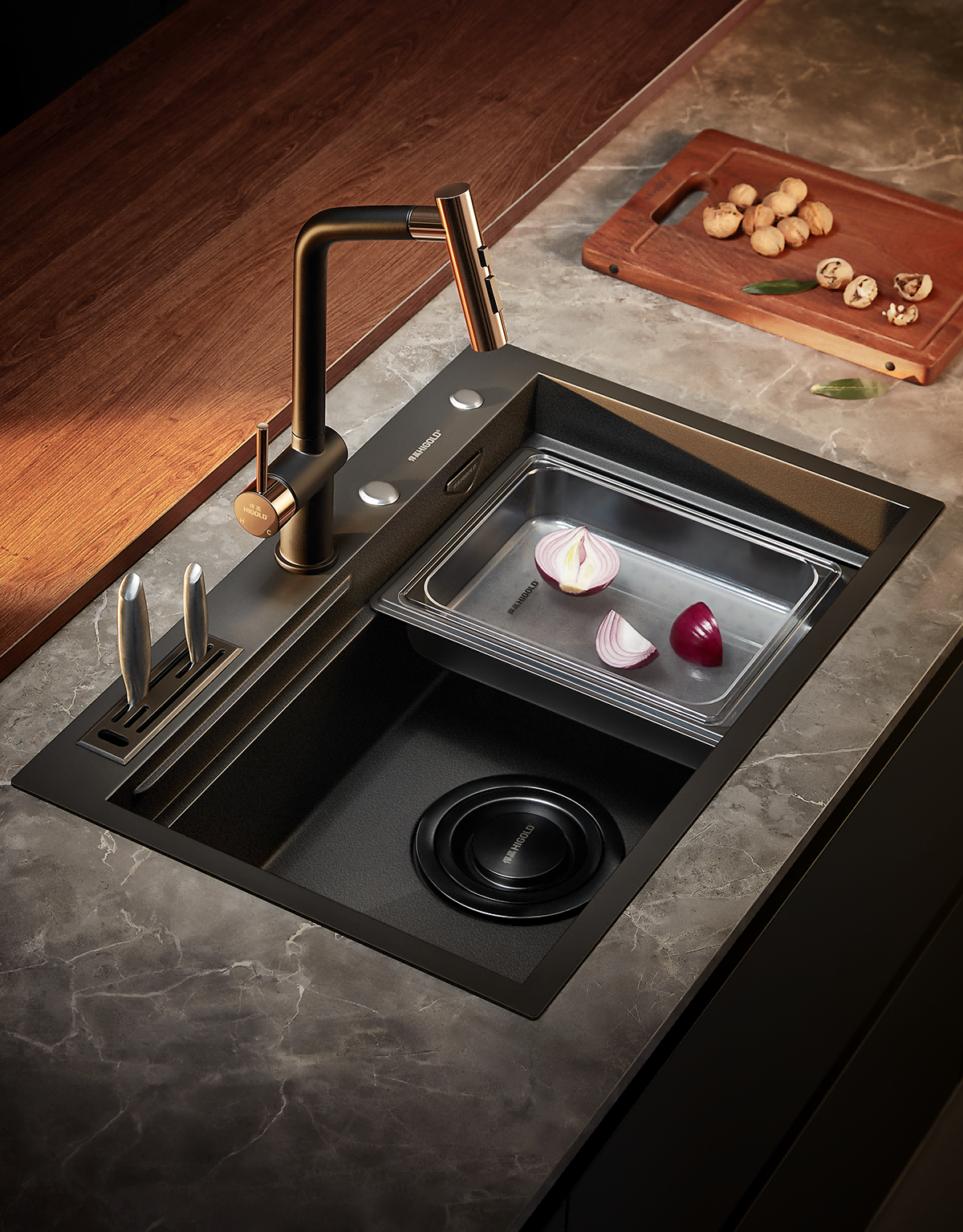 stainless steel handmade sink