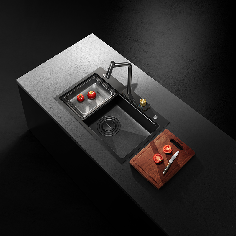 BL1.0 Pro Stone patroon Nanotech handgemaakte spoelbak