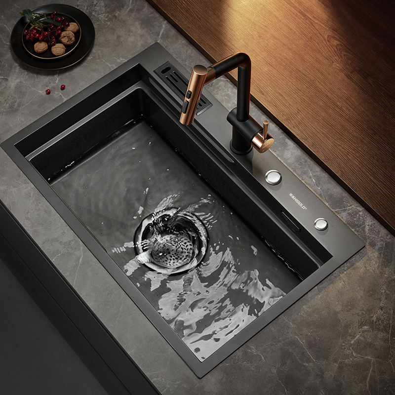 BL1.0 pro stenen patroon handgemaakte spoelbak