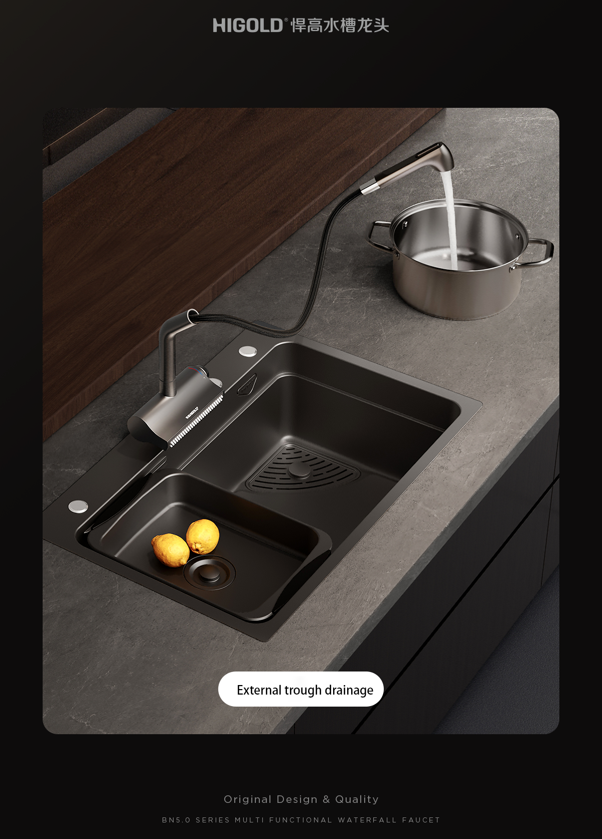 pull down kitchen faucet